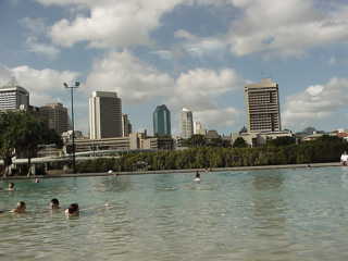 Spiaggia finta a Brisbane