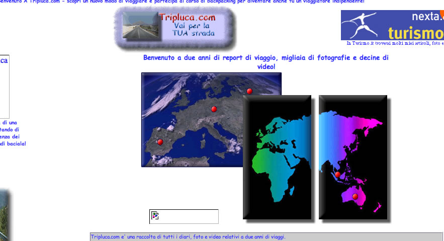 Tripluca.com nel 2001