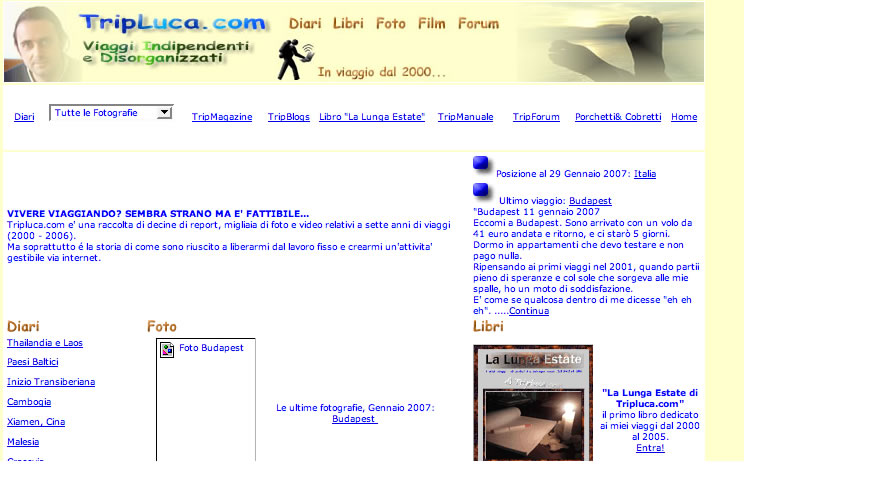 Tripluca.com nel 2007