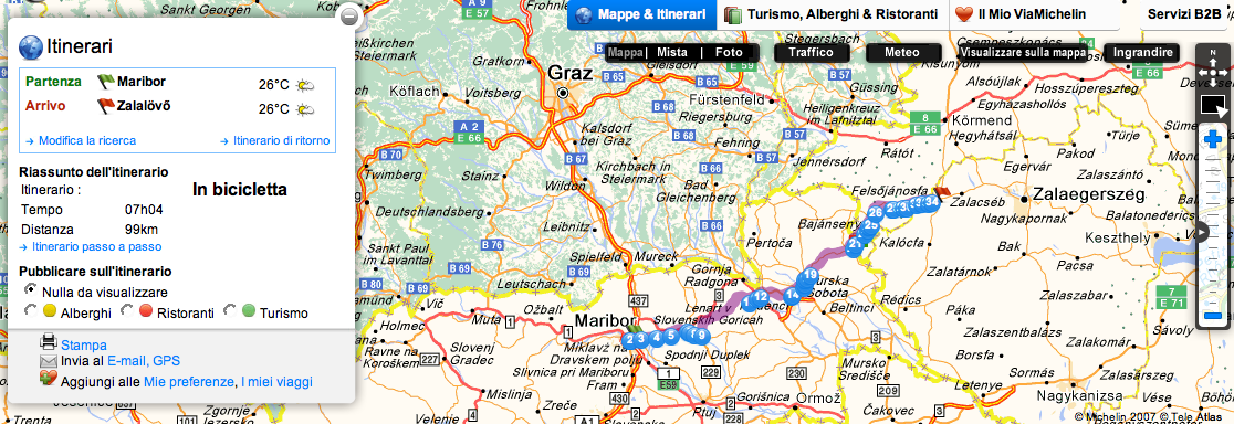 Maribor - Zalavovo in bicicletta