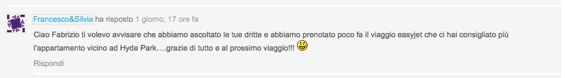 social bookings risposta