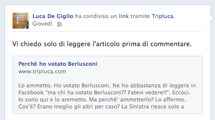 ho votato berlusconi